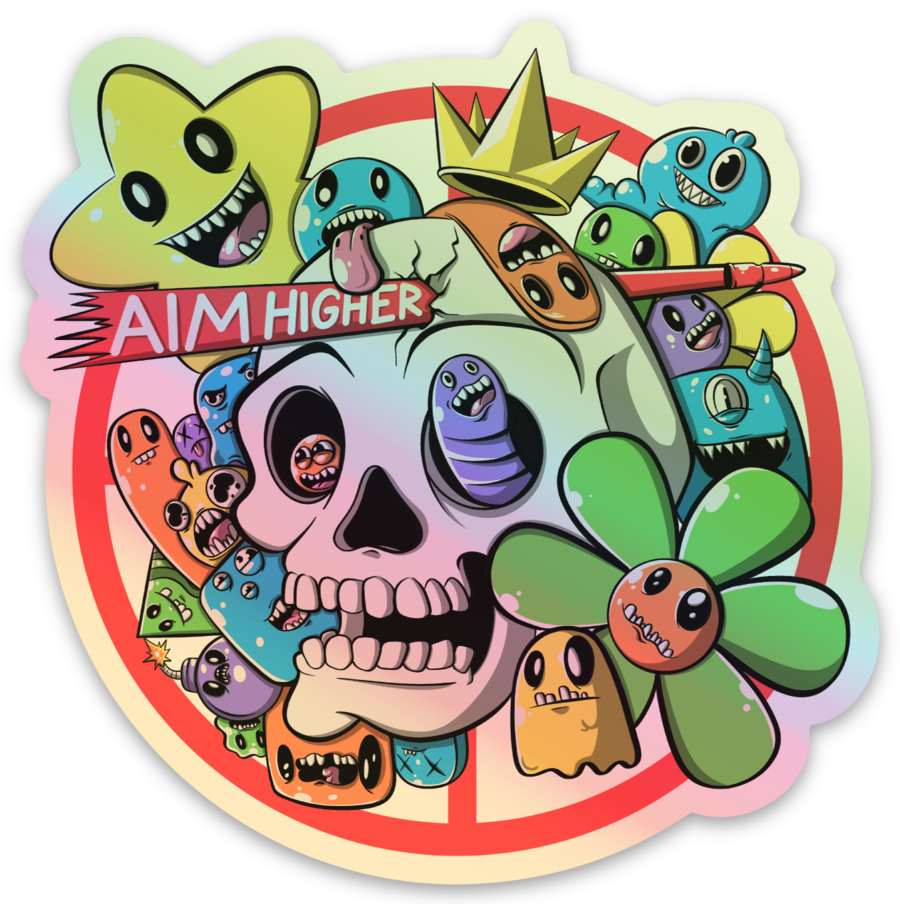 Friends N Monsters Holo Sticker