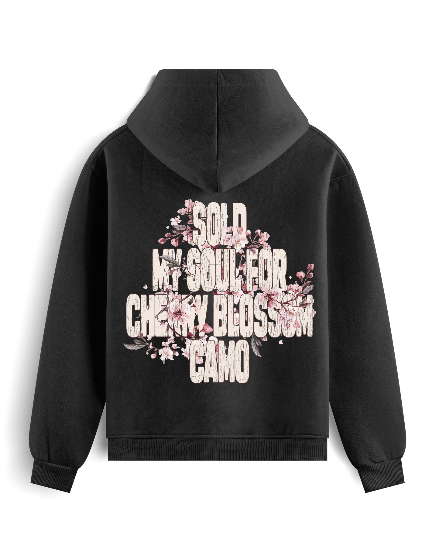 Cherry Blossom Hoodie - Black