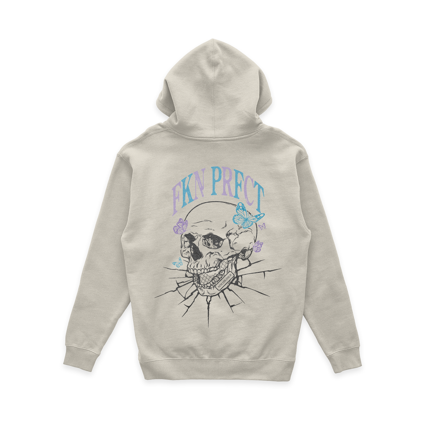 FKN Butterflies - Cotton Candy Cream Hoodie